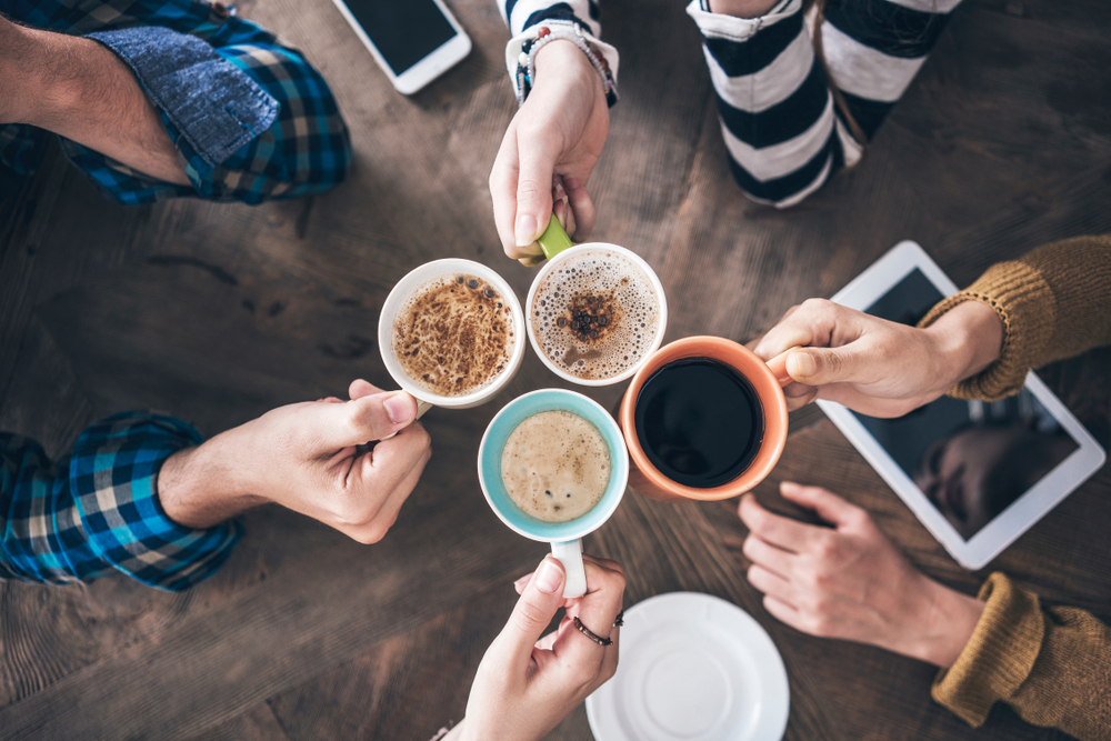 Kaffeepause im Büro